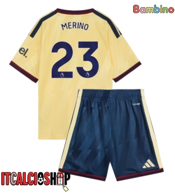Arsenal Mikel Merino #23 Terza Maglia Bambino 2026-27 Manica Corta (+ Pantaloni corti)